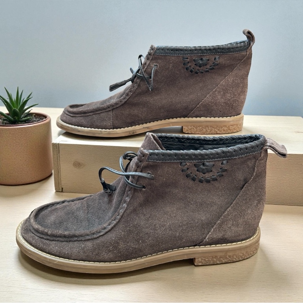 Jack Rogers Brown Suede Men's Boots Size 10